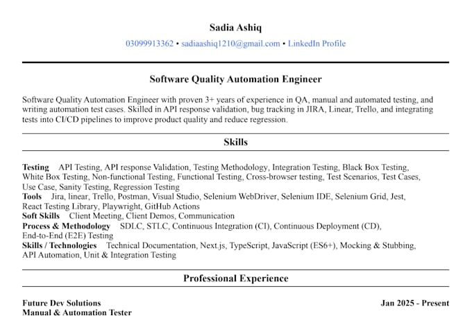 do manual and automation testing for web, ios, and android